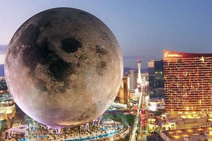 This resort is a mega-scale reproduction of Planet Earth’s Moon