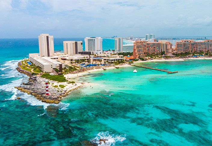 Tourism begins with a slow start as Cancun airport, hotels reactivate