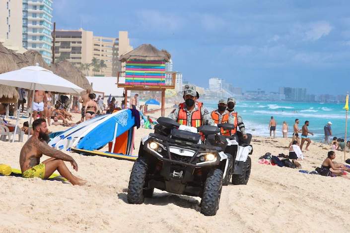 Tourist Security Battalions continue to safeguard Cancun, Riviera Maya beach destinations