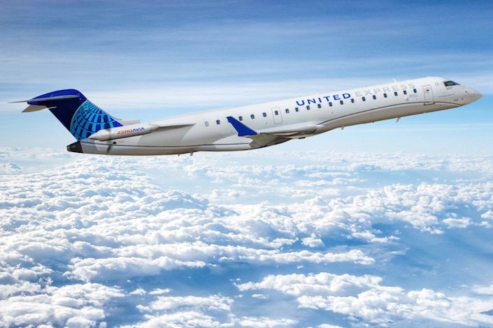 United becomes largest airline to invest in zero-emission engines for regional aircraft