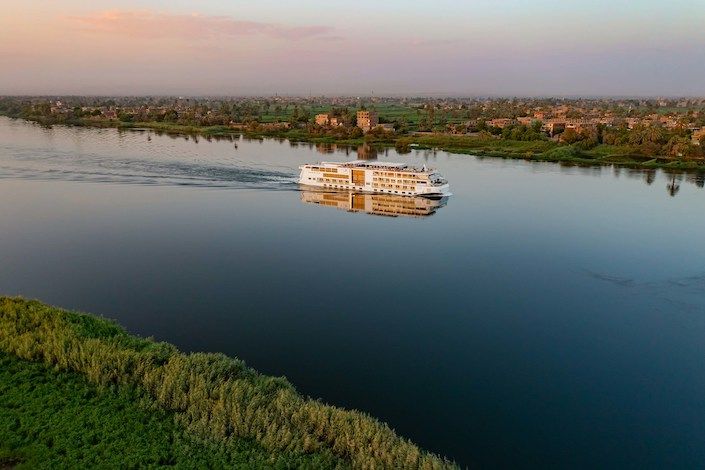 Viking's newest Nile river ship named in Aswan by acclaimed architect and designer Richard Riveire