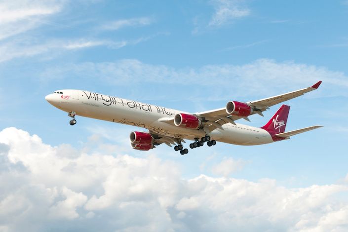 Virgin Atlantic launches a new menu with pre-order options