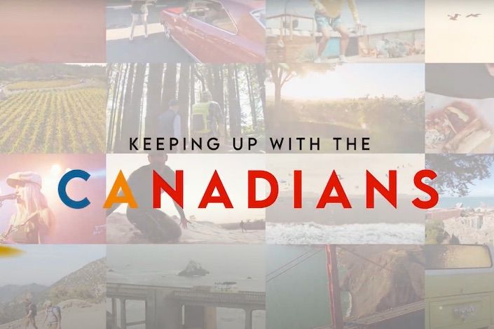 Visit California launches Keeping Up with the Canadians campaign with Hallmark star Andrew Walker