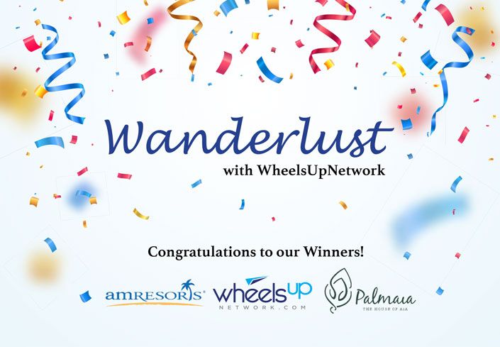 Wanderlust with WheelsUpNetwork: AMResorts and Palmaïa, The House of AïA winners!