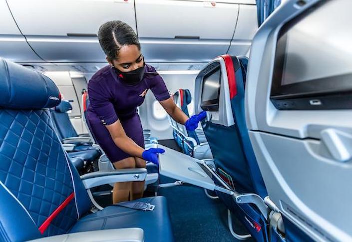 Watch how Delta ensures cleaner surfaces across travel journey