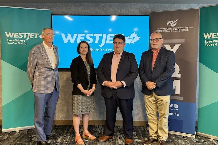 WestJet celebrates year-round connectivity between Moncton and Calgary