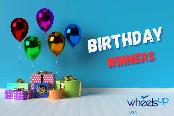 WheelsUpNetwork 2023 Birthday Winners