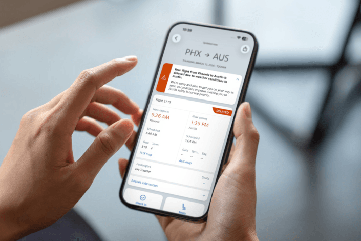 A new digital experience: American gives customers more timely flight information
