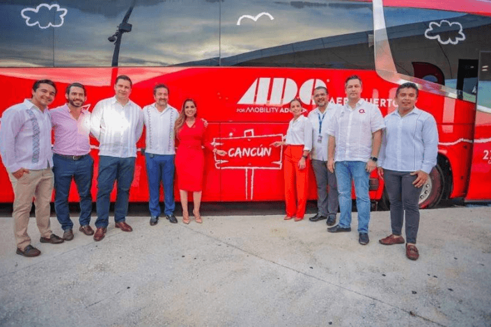 ADO adds 23 new environmentally friendly buses to serve Cancun International