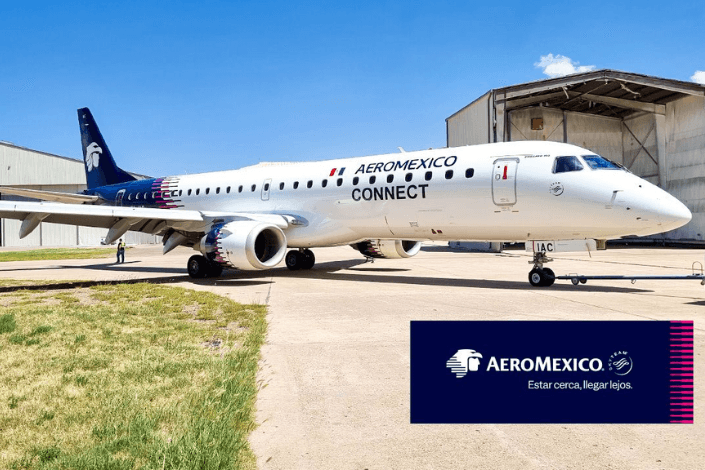 Aeroméxico celebra 90 años estrenando nueva imagen en sus aviones