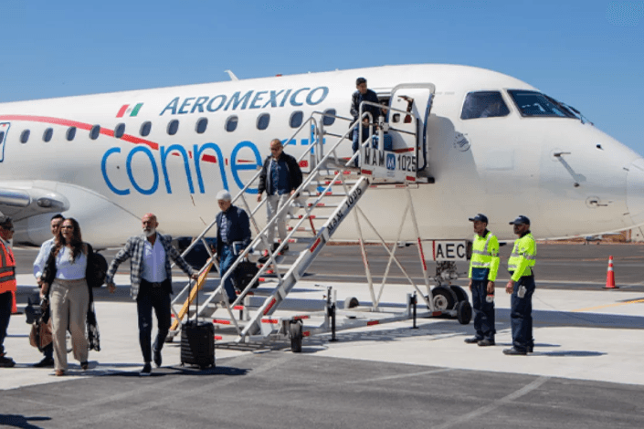 Aeroméxico regresa operación del vuelo Colima-CDMX al AICM y fortalece conectividad aérea del estado