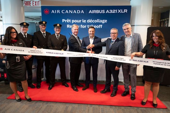 Air Canada’s first Airbus A321XLR enters service
