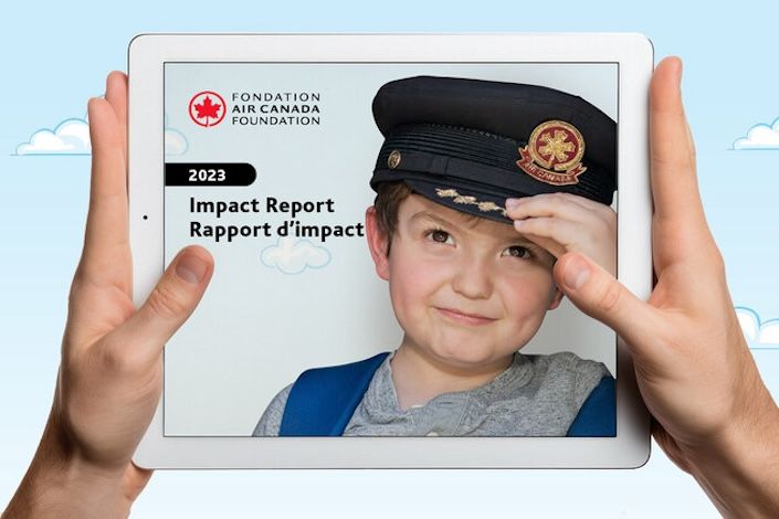 Air Canada Foundation launches 2023 Impact Report detailing programs and partnerships in support of children's health and well-being