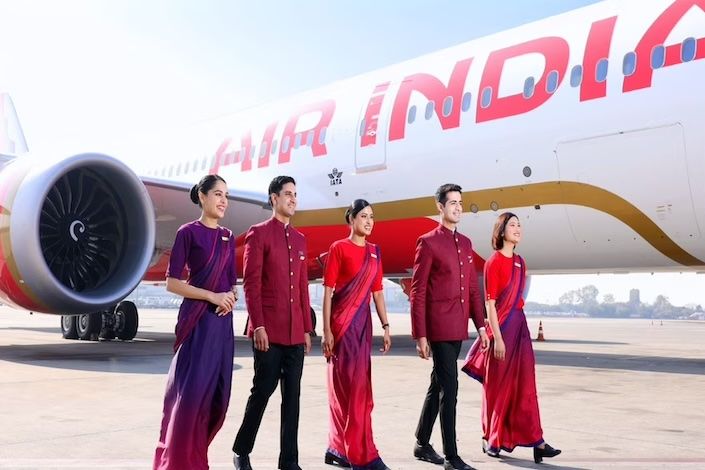 Air India shows off its brand-new Boeing 787-9 at Toronto Pearson