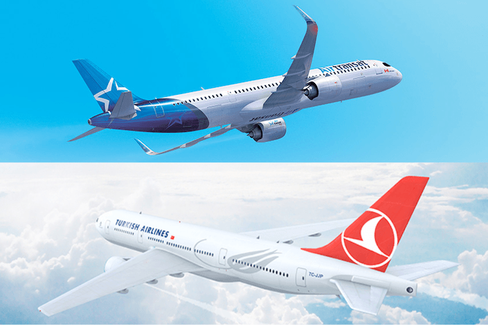 Air Transat codeshares with partner Turkish Airlines on Dubai flights