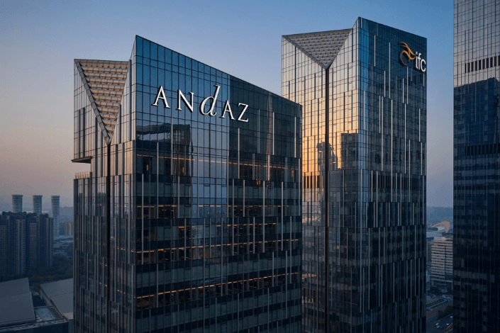 Andaz Nanjing Hexi celebrates its opening as the Andaz Brand's fourth property in greater China