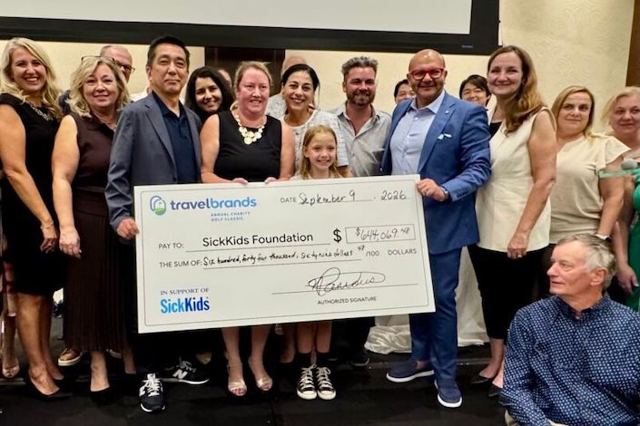 Another successful fundraiser for SickKids with travelbrands
