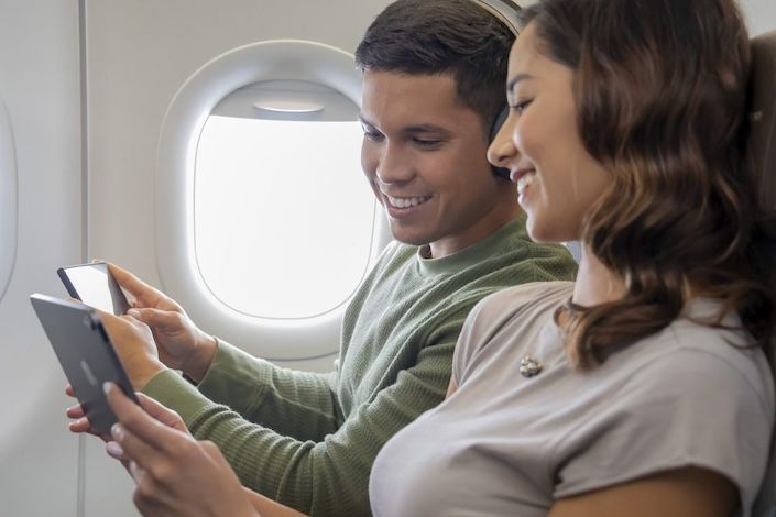 Atmos™ Rewards members now unlock free inflight Wi-Fi on Alaska Airlines and Hawaiian Airlines, thanks to T-Mobile