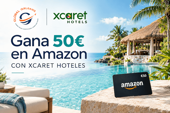 Gana 50€ en Amazon con Xcaret Hoteles