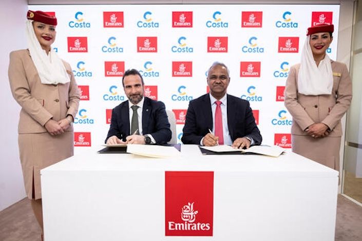 Costa Cruises extends strategic partnership with Emirates through 2027