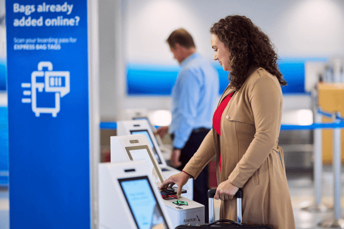 Customers save time and money when prepaying for checked bags