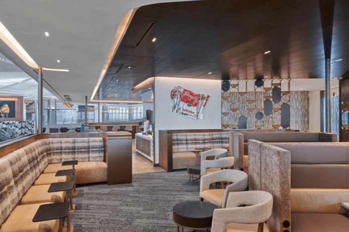 Delta Sky Club’s new location on Newark’s Terminal A reflects city’s industrial past