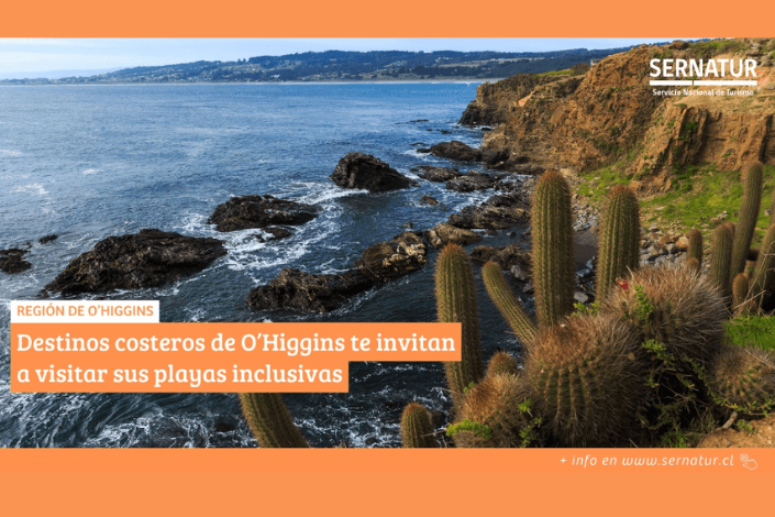 Destinos costeros de O’Higgins te invitan a visitar sus playas inclusivas