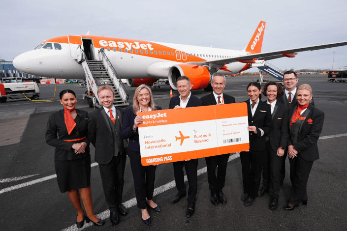 easyJet continues UK growth trajectory with new base opening at Newcastle Airport