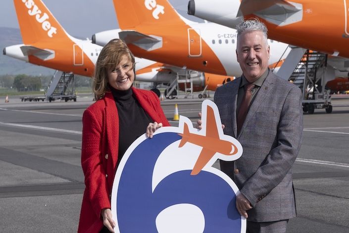 easyJet celebrates sixth aircraft arrival at Glasgow Airport and launches first flights to Enfidha
