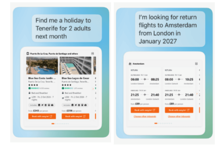 easyJet launches ChatGPT Plugin for flights and holidays