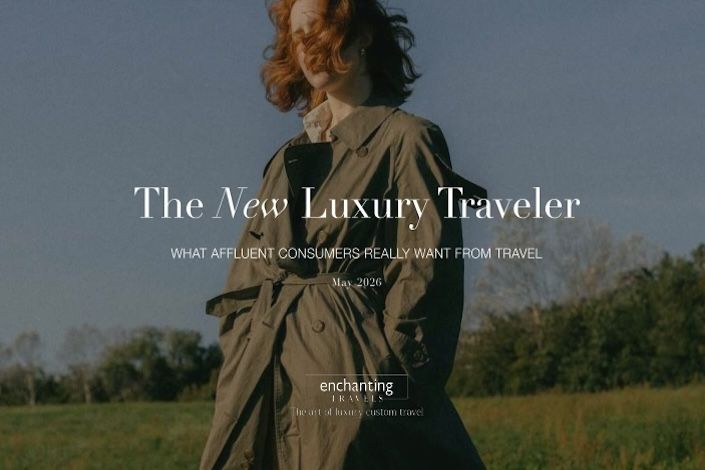 Enchanting Travels releases new report revealing the rise of the "Experience-First" Luxury Traveler
