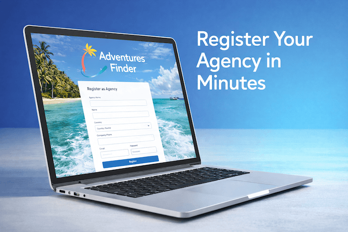 Faster onboarding, straightforward bookings — Adventures Finder makes it simple for agencies