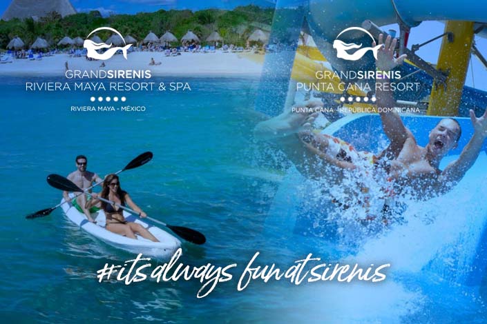 Find your mood! Grand Sirenis Riviera Maya or Punta Cana?