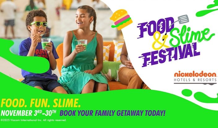 The Food & Slime Festival is taking over Nickelodeon Hotels & Resorts this November