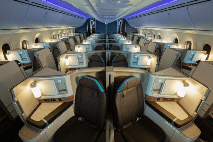 Hawaiian Airlines unveils Boeing 787 Dreamliner cabin design