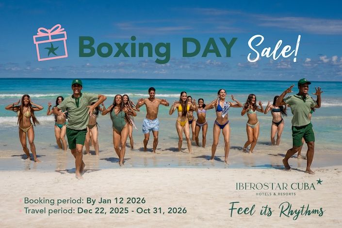 Iberostar Cuba announces its Boxing Day offer!