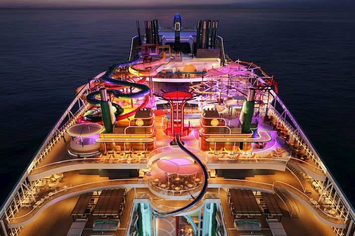 Inside MSC World Asia's The Spiral @ Tree of Life – the longest dry slide at sea