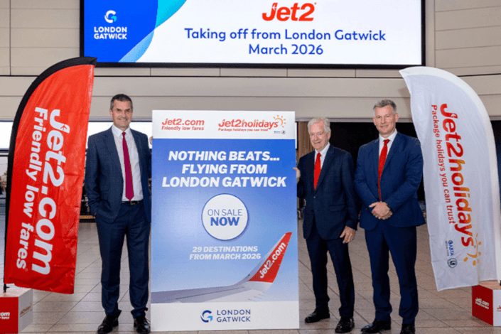 Jet2 announces launch of flights and holidays from London Gatwick