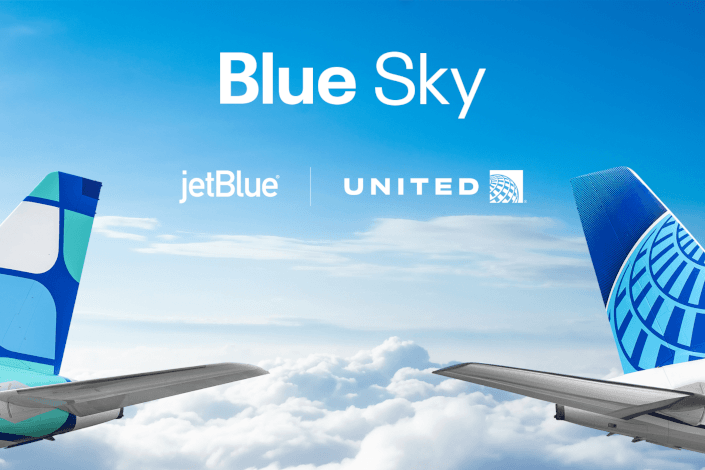 JetBlue and United announce Blue Sky: Unique consumer collaboration that links loyalty programs