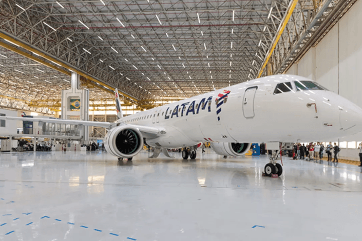 LATAM presenta su primer Embraer E195-E2 y avanza en la expansión de la conectividad aérea en Brasil