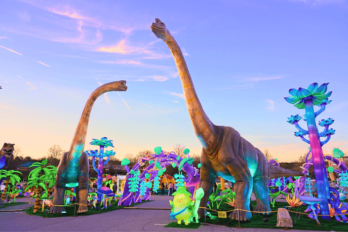 LuminoCity Dino Safari Festival debuts in metro Charlotte May 6-June 14