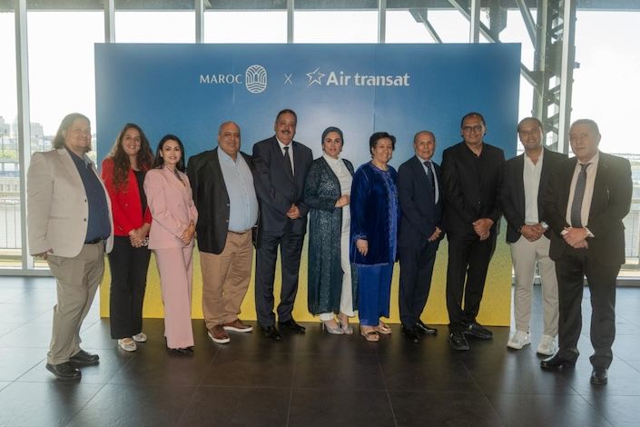 Moroccan National Tourist Office and Air Transat celebrate new Agadir flight at landmark Montreal event