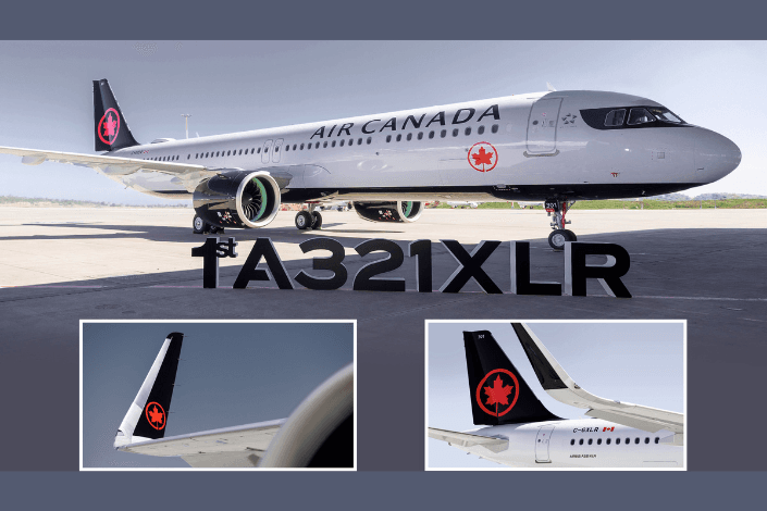 A new era in customer comfort and network growth begins as Air Canada receives its first Airbus A321XLR