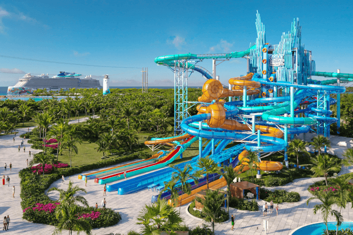 Norwegian Cruise Line announces new Great Tides Waterpark and other industry-first experiences to debut at Great Stirrup Cay - the greatest island in the Caribbean