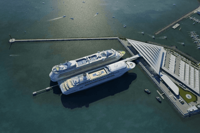 Panamá inaugura una nueva terminal de cruceros en medio de la sequía del Canal
