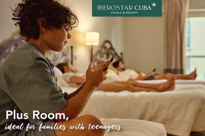 Plus rooms are ideal for families with teenagers