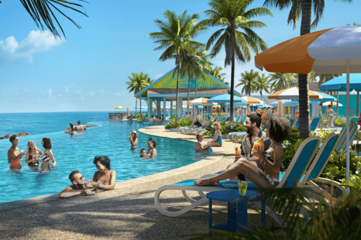 El primer Royal Beach Club de Royal Caribbean ya está disponible para reservar