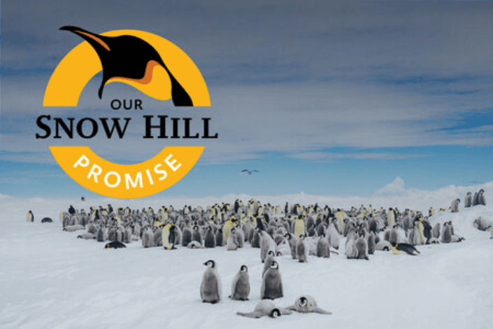 Quark Expeditions announces snow hill promise for 2023 voyages