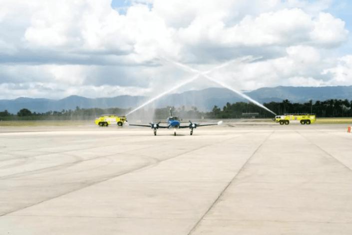 Reef Jet realiza primer vuelo inaugural Santiago – Punta Cana