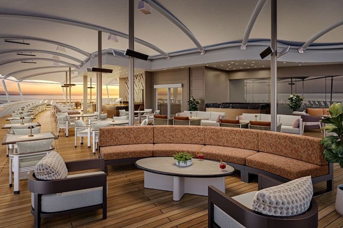 Regent reveals brand-new dining venue Solmar Terrace on board Seven Seas Prestige™